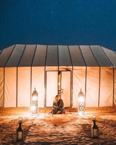 Luxury Desert Camp in the Sahara, Morocco on a budget