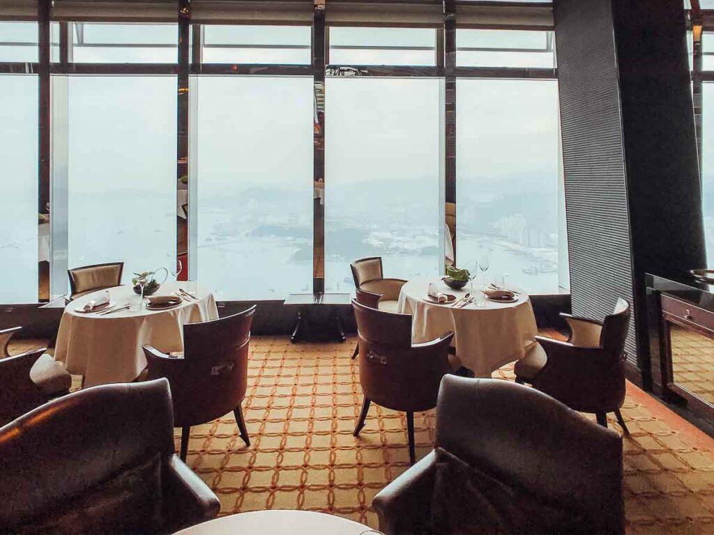 Ritz Carlton Hong Kong restaurant