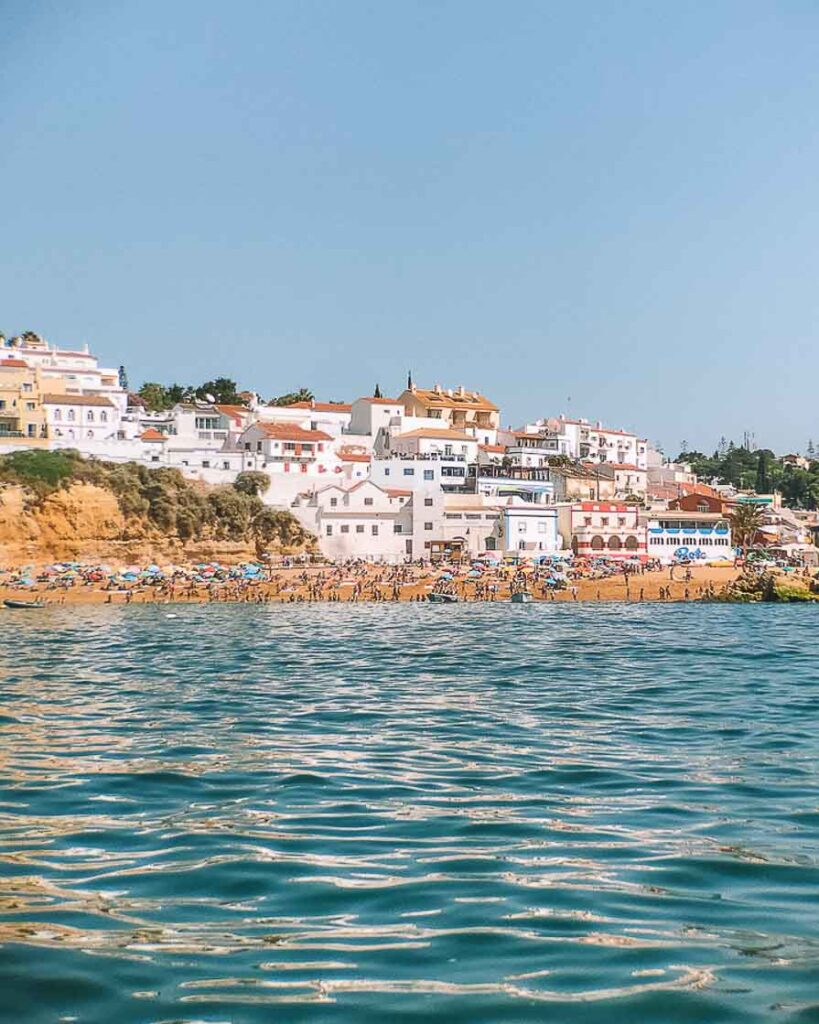 Portugal Algarve houses from ocean