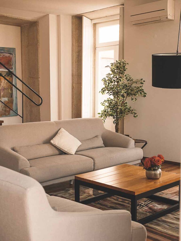 Apartment lounge in Porto