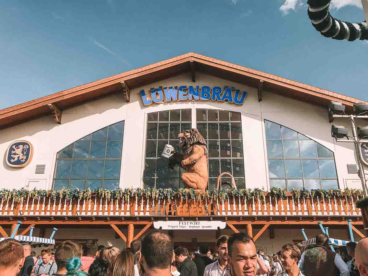 Lowenbrau beer hall Oktoberfest