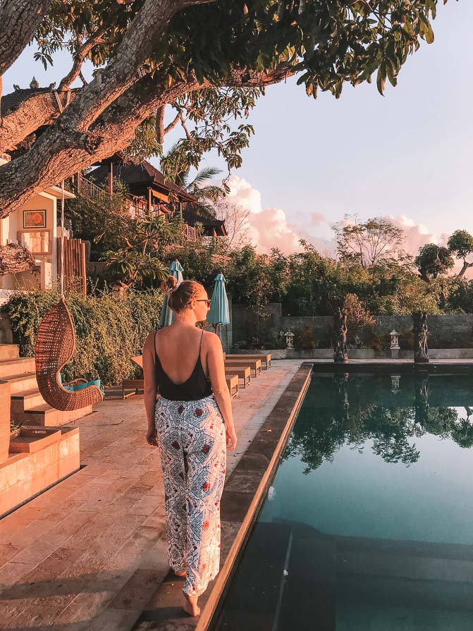 Acala Shri Sedana infinity pool Bali