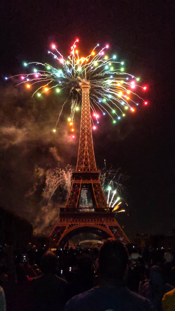 Best fireworks in paris