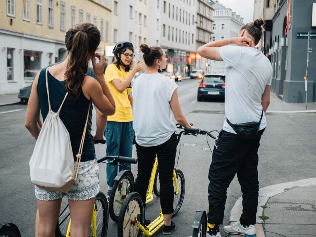 Kickbikers in Vienna