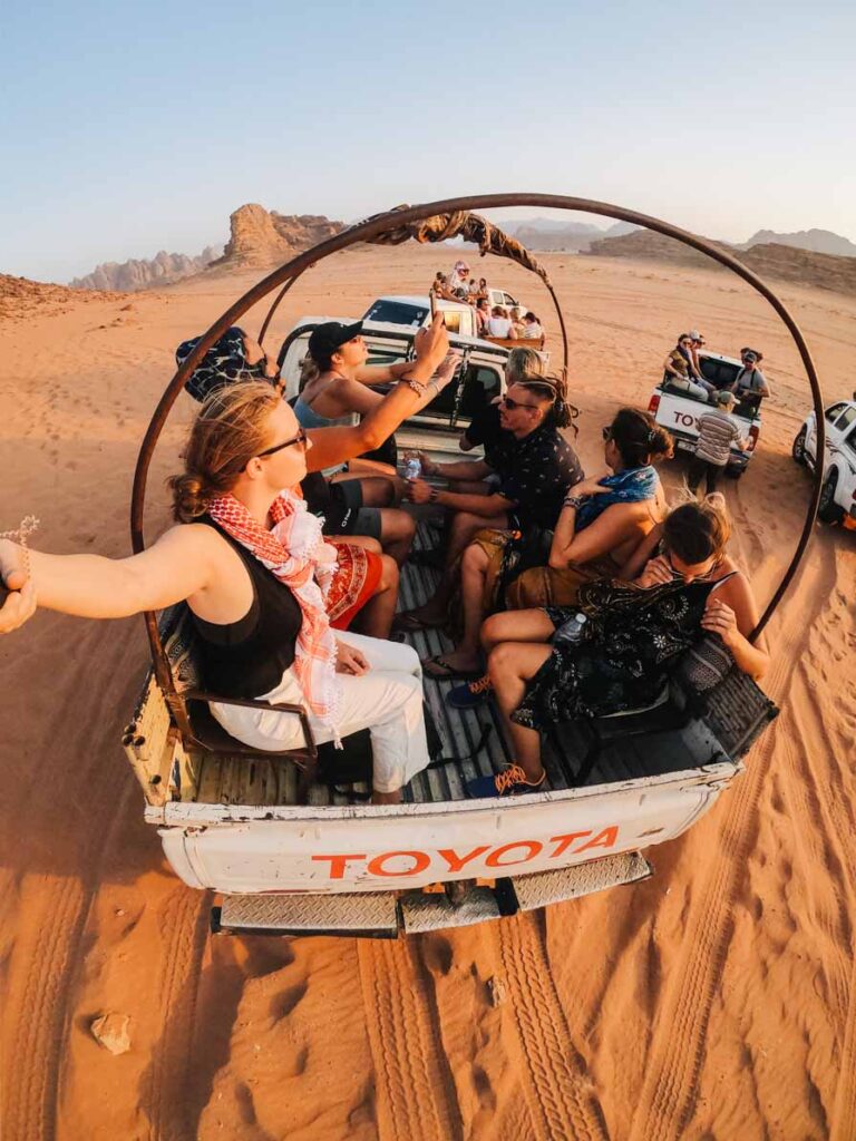jeep safari in wadi rum jordan