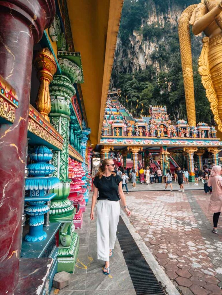 Colourful temple at Batu Caves