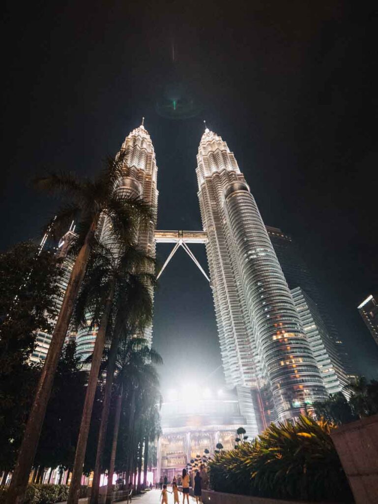 Petronas Towers at night