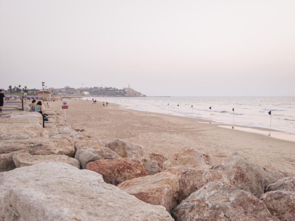 Tel Aviv beach sunset