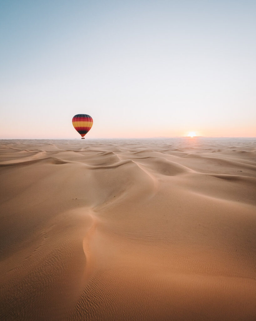Dubai hot air balloon
