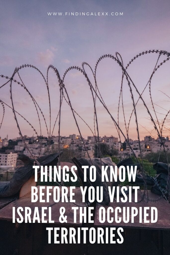 Things to know before you visit Israel and Palestine pin