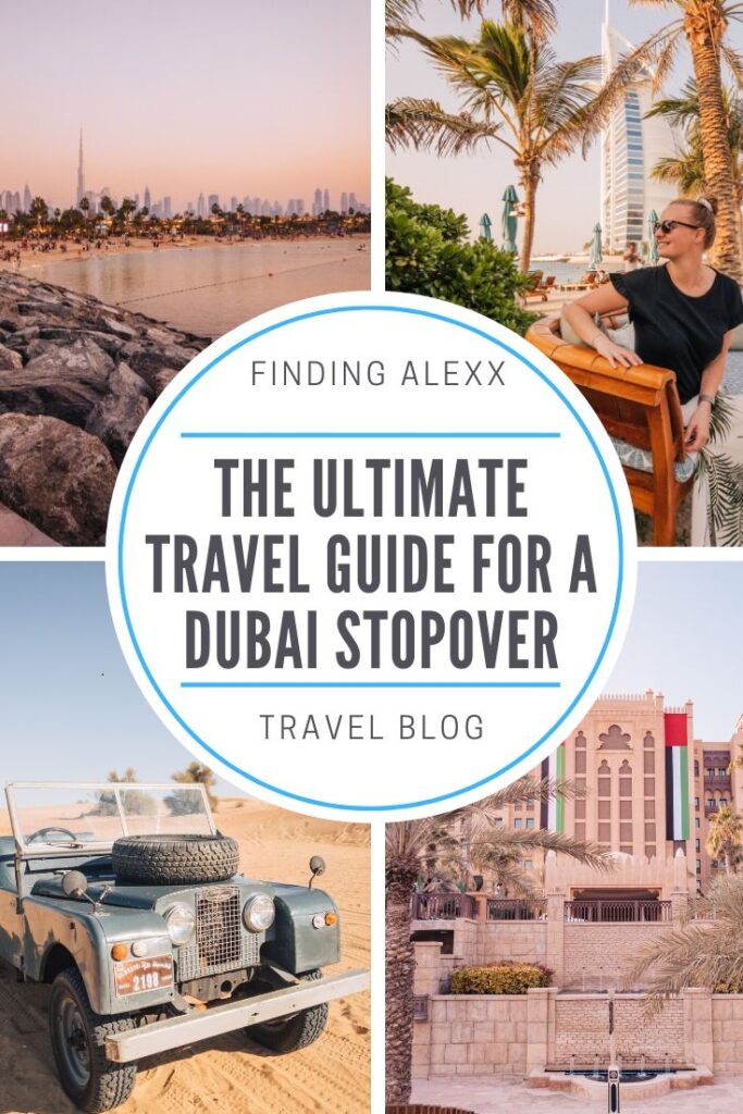 Dubai stopover itinerary pin