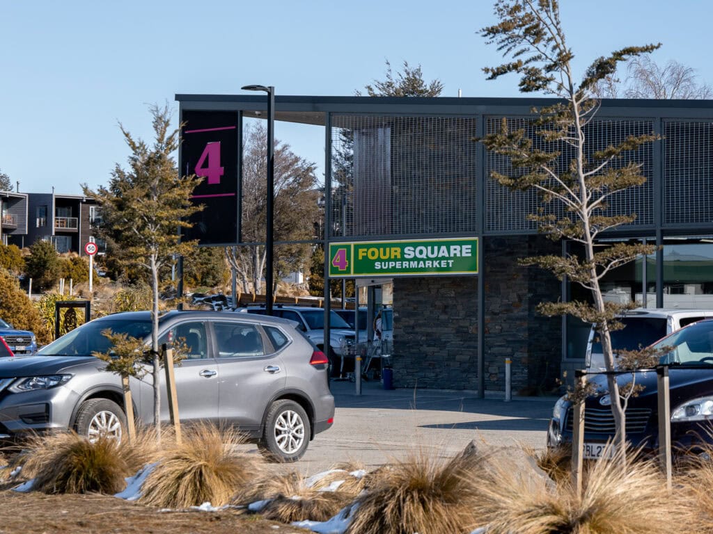 Four Square Tekapo supermarket, the main grocery store in Lake Tekapo village