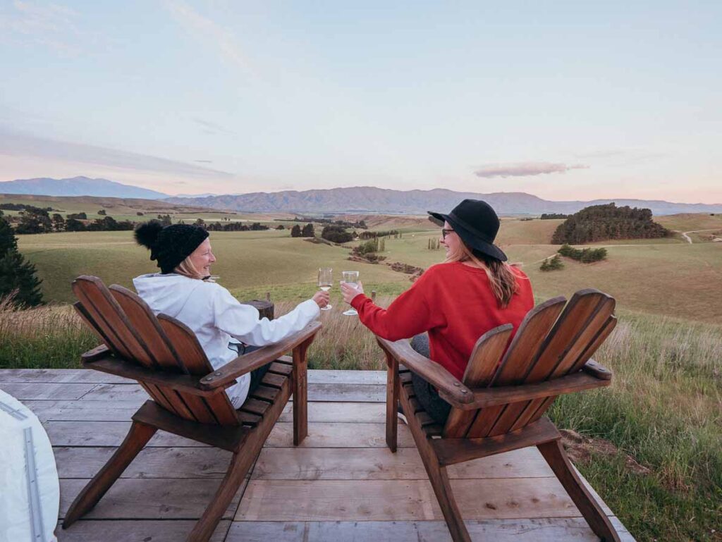 glamping in new zealand valley views