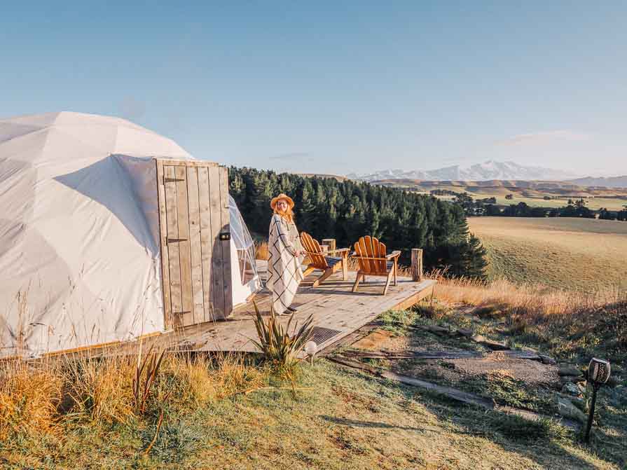 glamping in new zealand at valley views