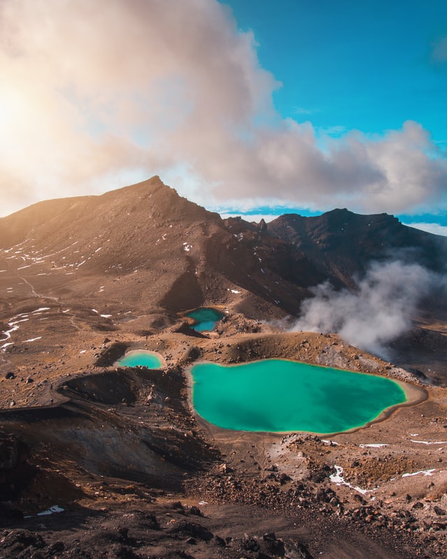 tongariro crossing on a north island road trip