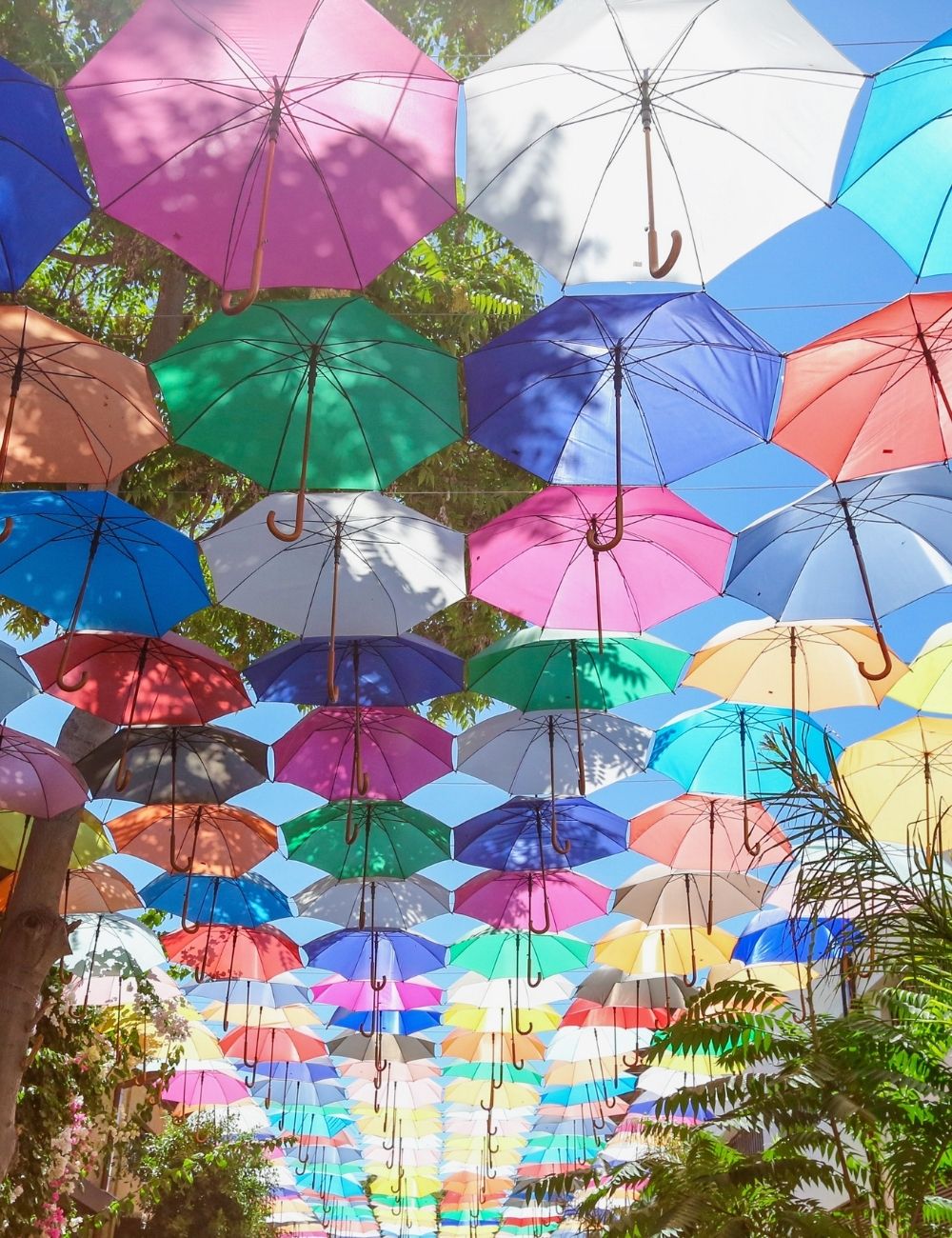nicosia cyprus umbrella installation