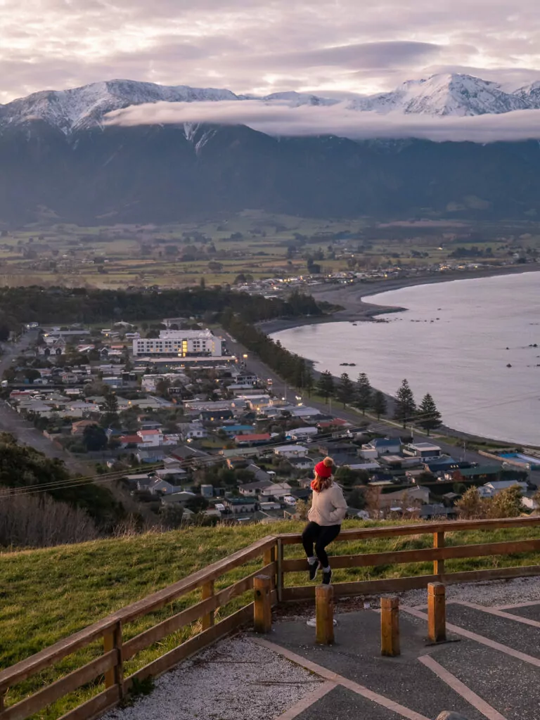 watching sunset from the lookout is one of the best things to do in kaikoura
